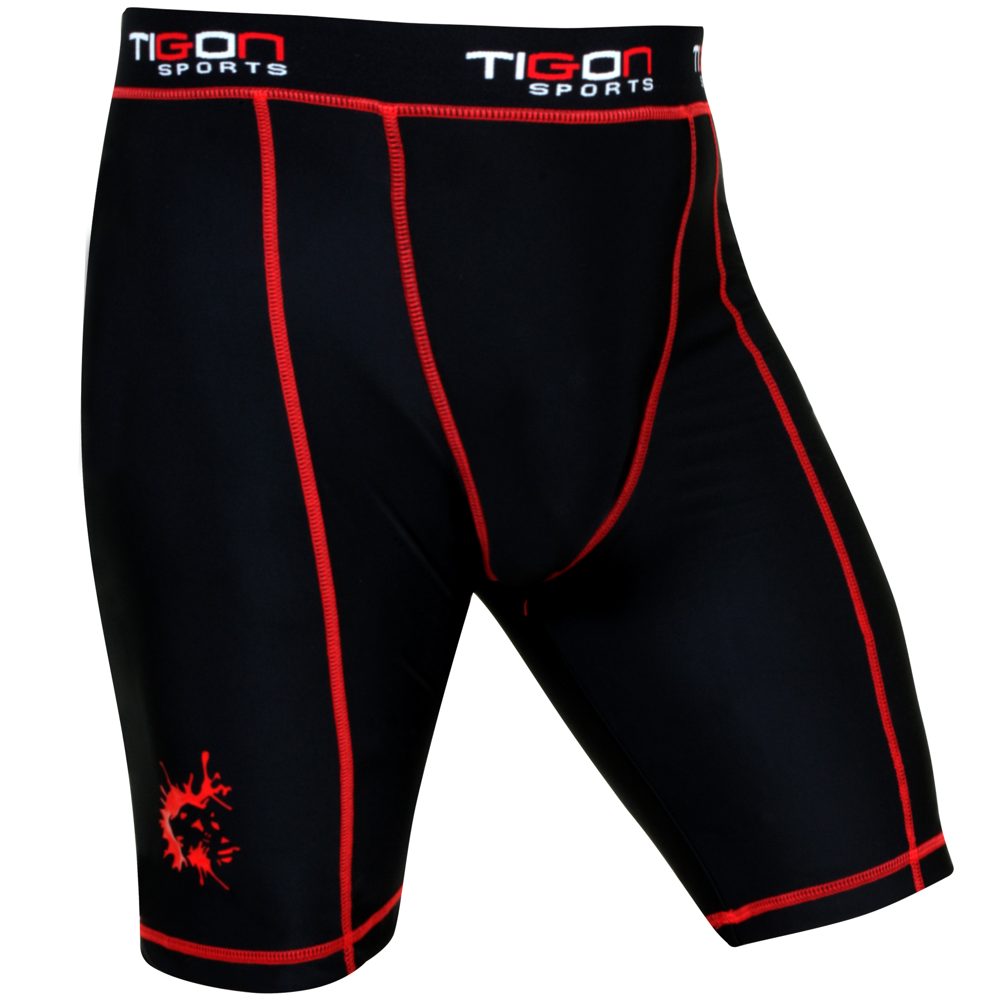 Tigon Sports Classic Compression Shorts with Groin Guard