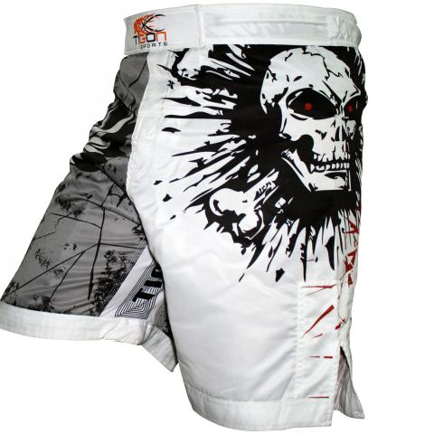 Black Skull MMA Shorts