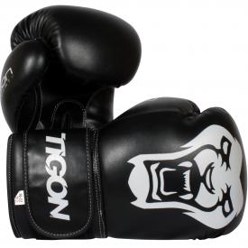 black boxing gloves